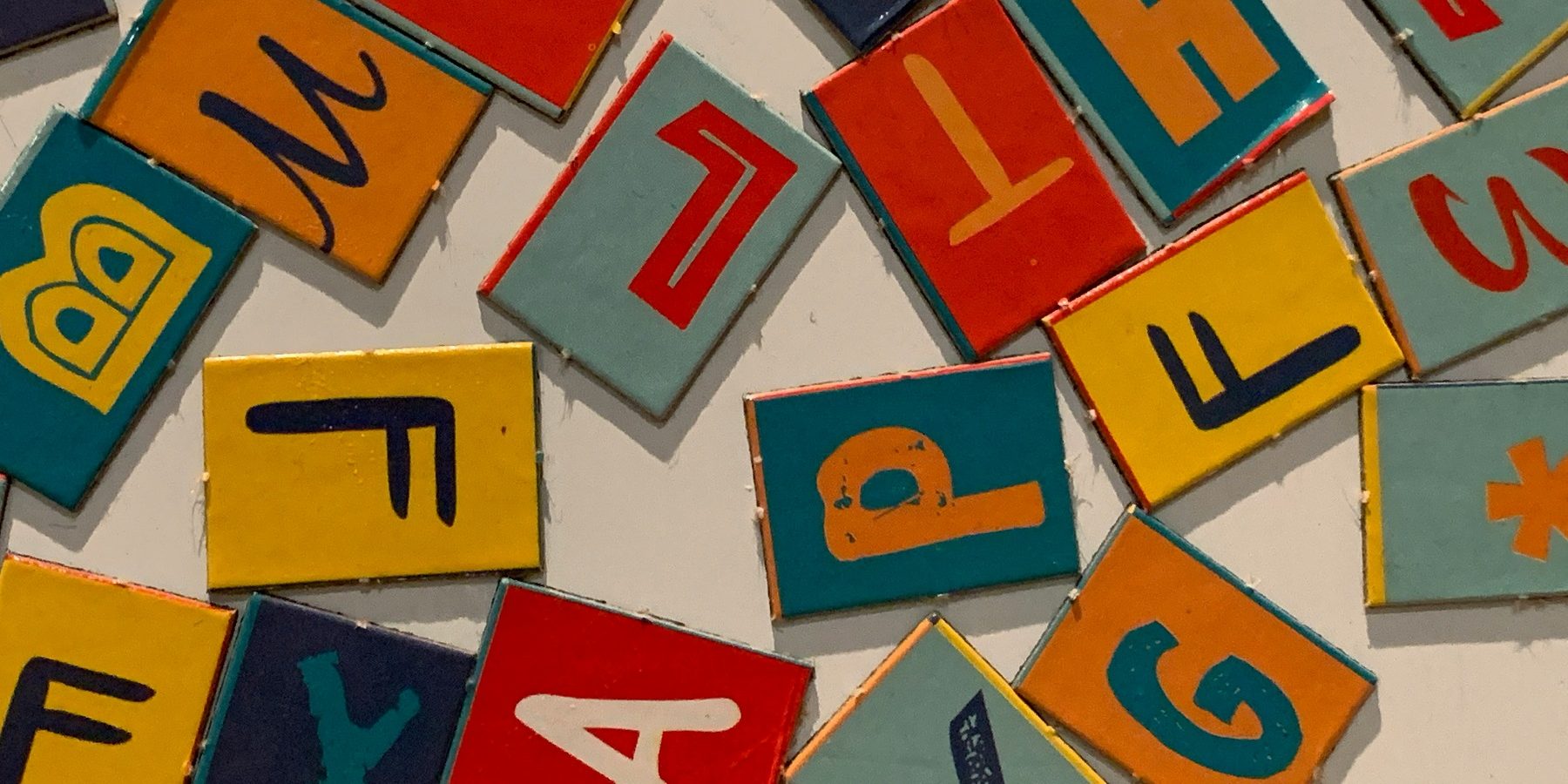 jumbled letters of the alphabet